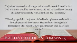 Luther on Rom 1,17